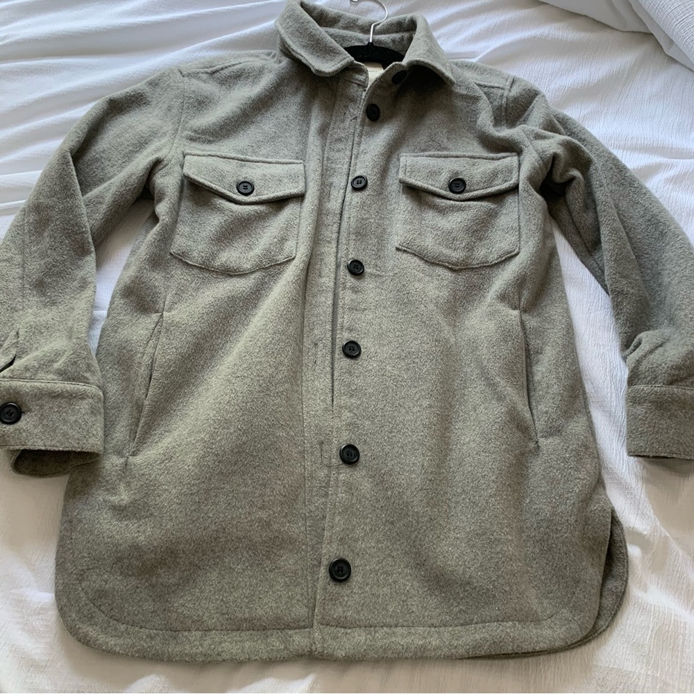 Grey shacket